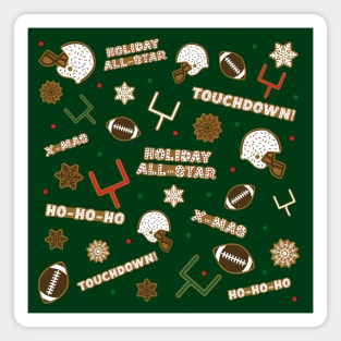 Gingerbread Touchdown Magnet